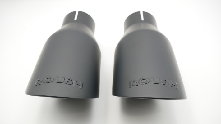 Roush 422333-BLK Mustang EcoBoost/GT Axle-Back Exhaust Kit - Black
