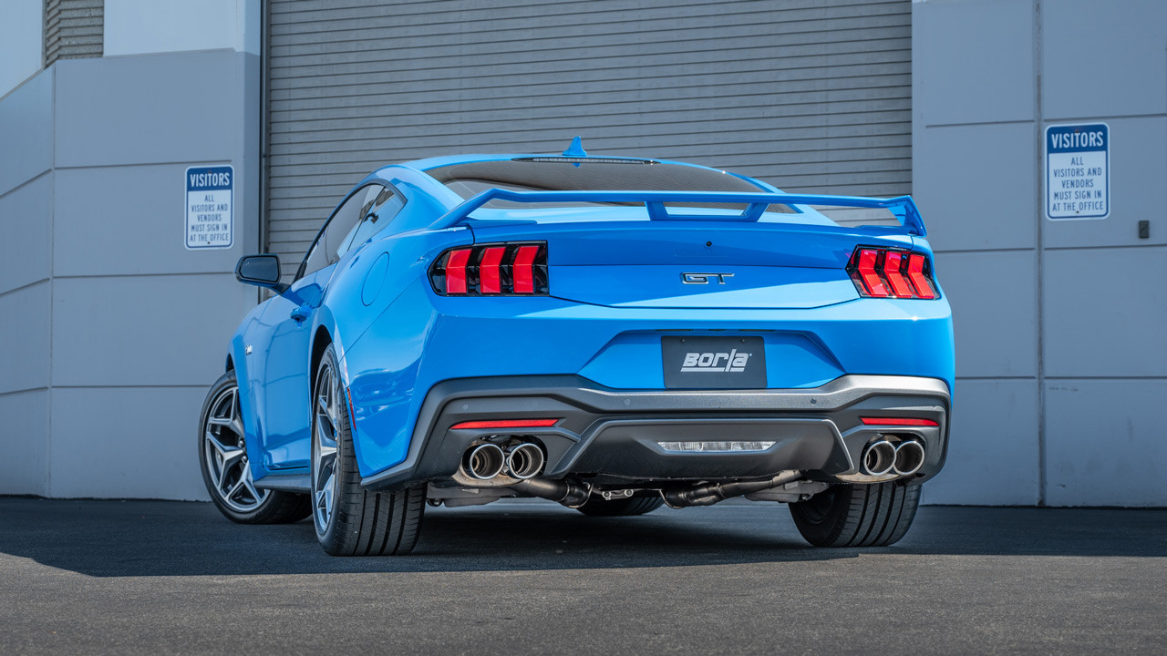 Borla 140963 Mustang GT ATAK Active Cat-Back Exhaust - Chrome Tips