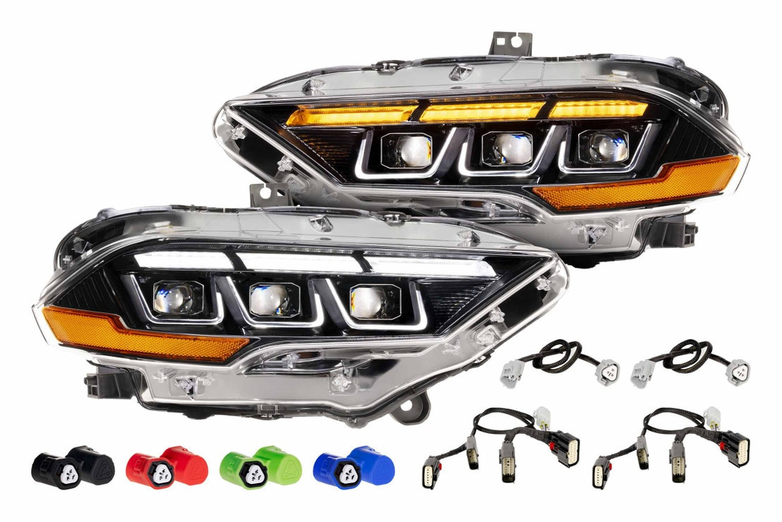 Morimoto LF2-414 Mustang XB LED Headlights - Gen II (18-23)