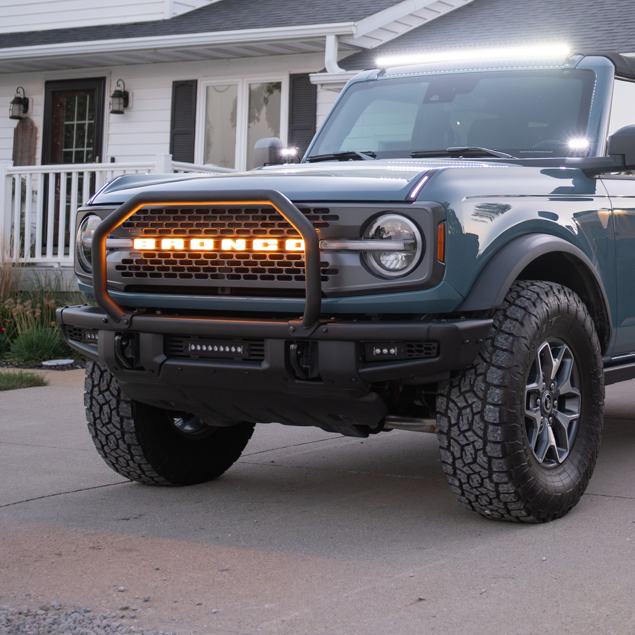 Putco 92852 Bronco Luminix LED BRONCO Grille Emblem - w/ Front