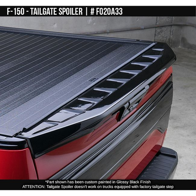 AirDesign FO20A33PR F-150 Tailgate Spoiler - Gray Primer (15-20)