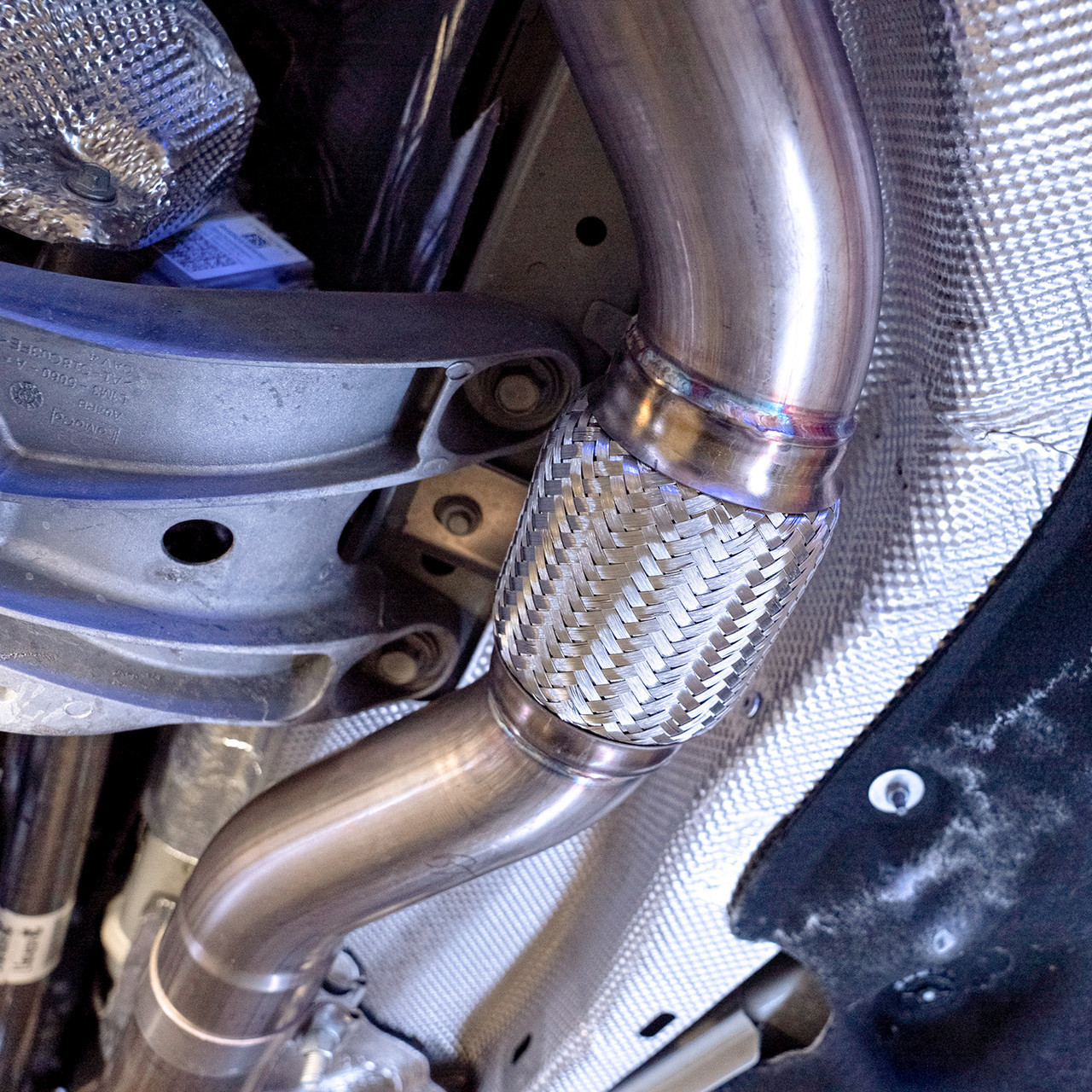 Stainless Works FECBB Explorer ST 3.0L 3in Catback Exhaust - Quad