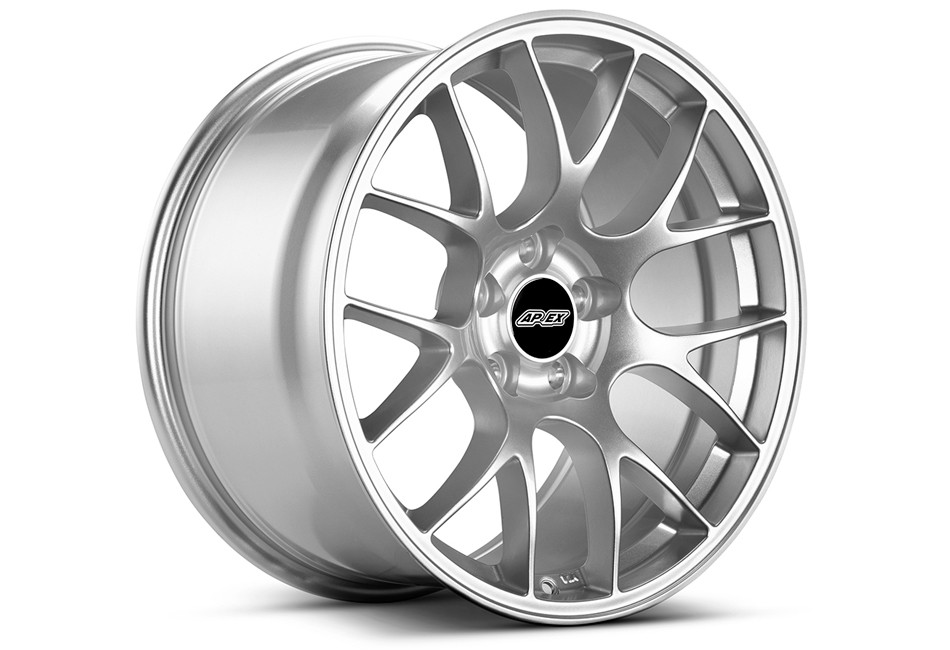 APEX EC71811ET52-5114-705-T-RS EC-7 18x11 ET52 Mustang Race Silver