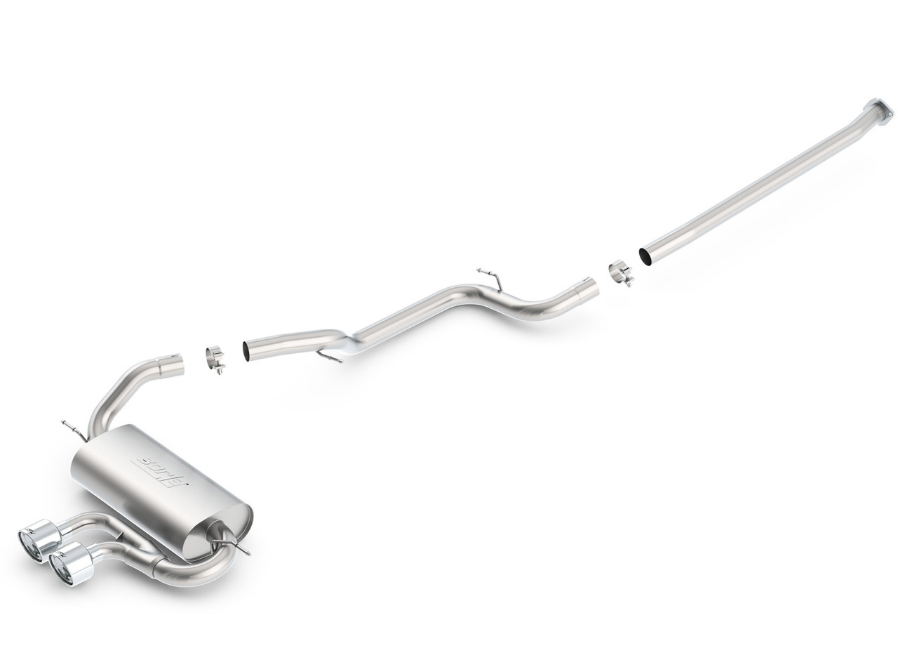 【a2su0ka15】 Borla 140504 Focus ST S-Type Touring Cat-Back Exhaust System (2013
