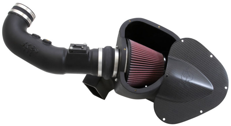 ±3 K&N Mustang GT Aircharger Cold Air Intake (2011-2012) 63-2578 - Steeda