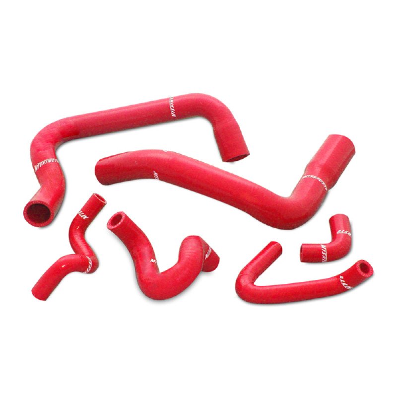 Mishimoto Mustang GT/Cobra Silicone Radiator Hose Kit - Red (1986