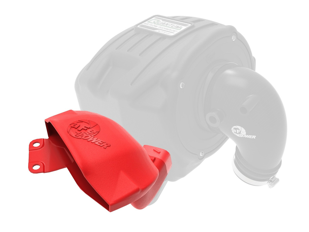 aFe Ranger Magnum Force Cold Air Intake Scoop - Red (19-23) 54-13056SR
