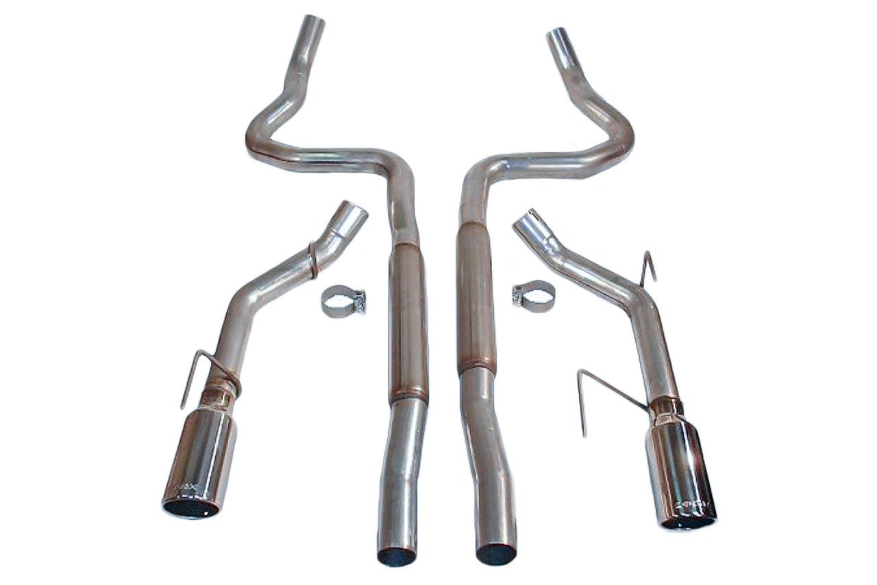 Roush 403936 Mustang GT/GT500 Enhanced Sound Cat-Back Exhaust (05-09)