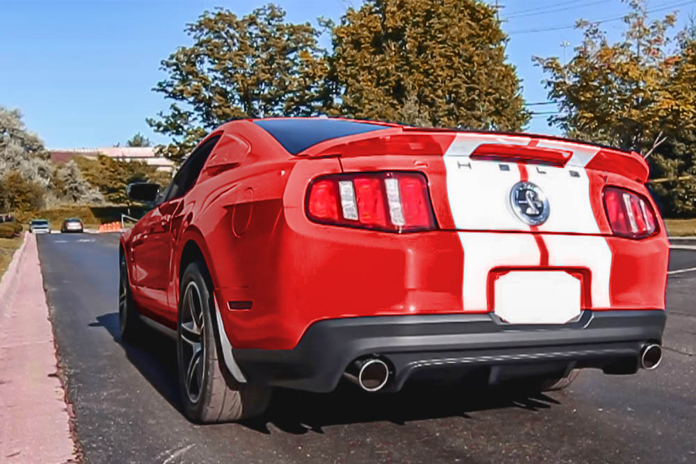 Roush 403936 Mustang GT/GT500 Enhanced Sound Cat-Back Exhaust (05-09)