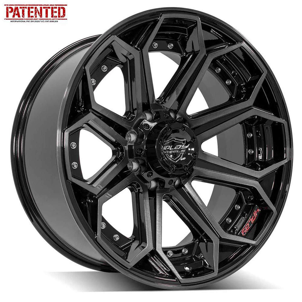 4Play Wheels 4P80R-22100-8170-24BBT F-250/F-350 Brushed Black
