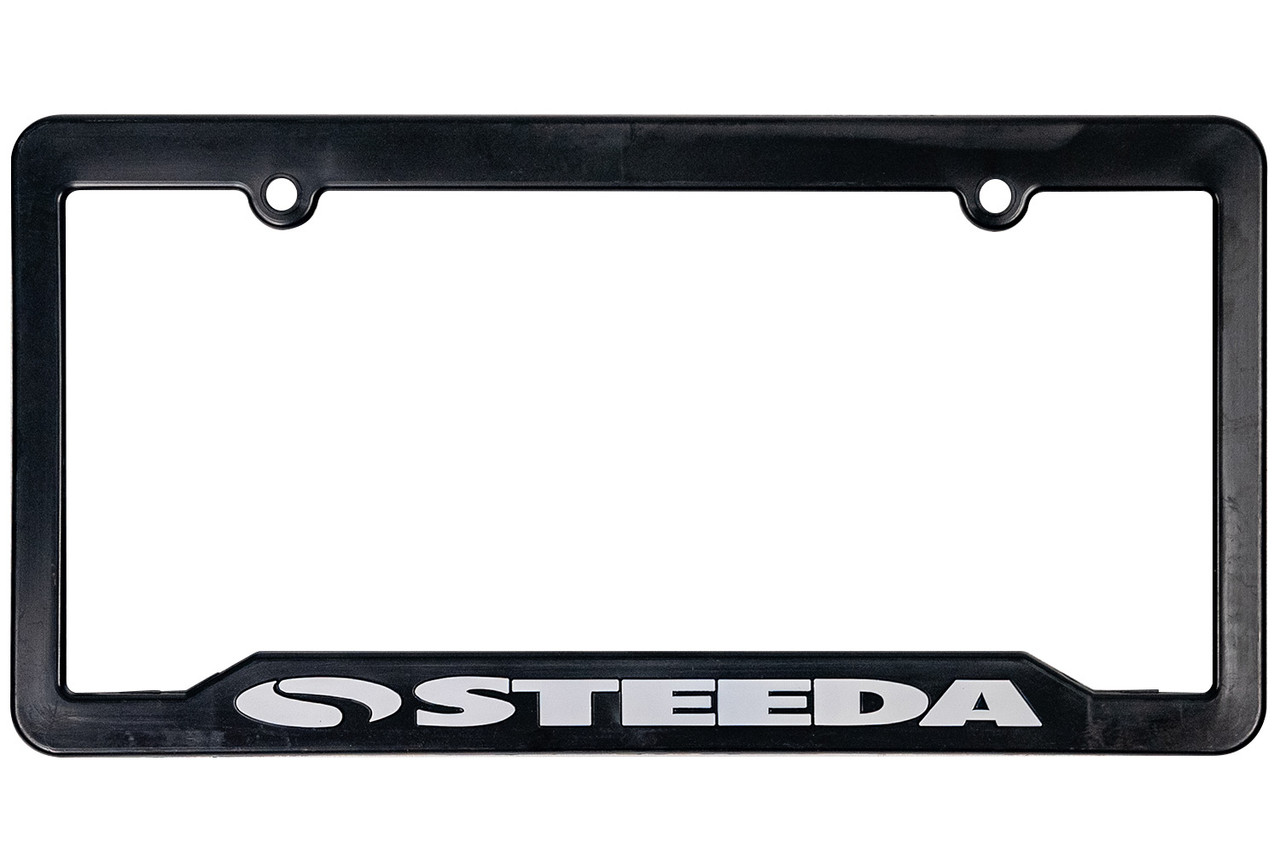 Steeda Black License Plate Tag Frame, 314 DF32 B 2
