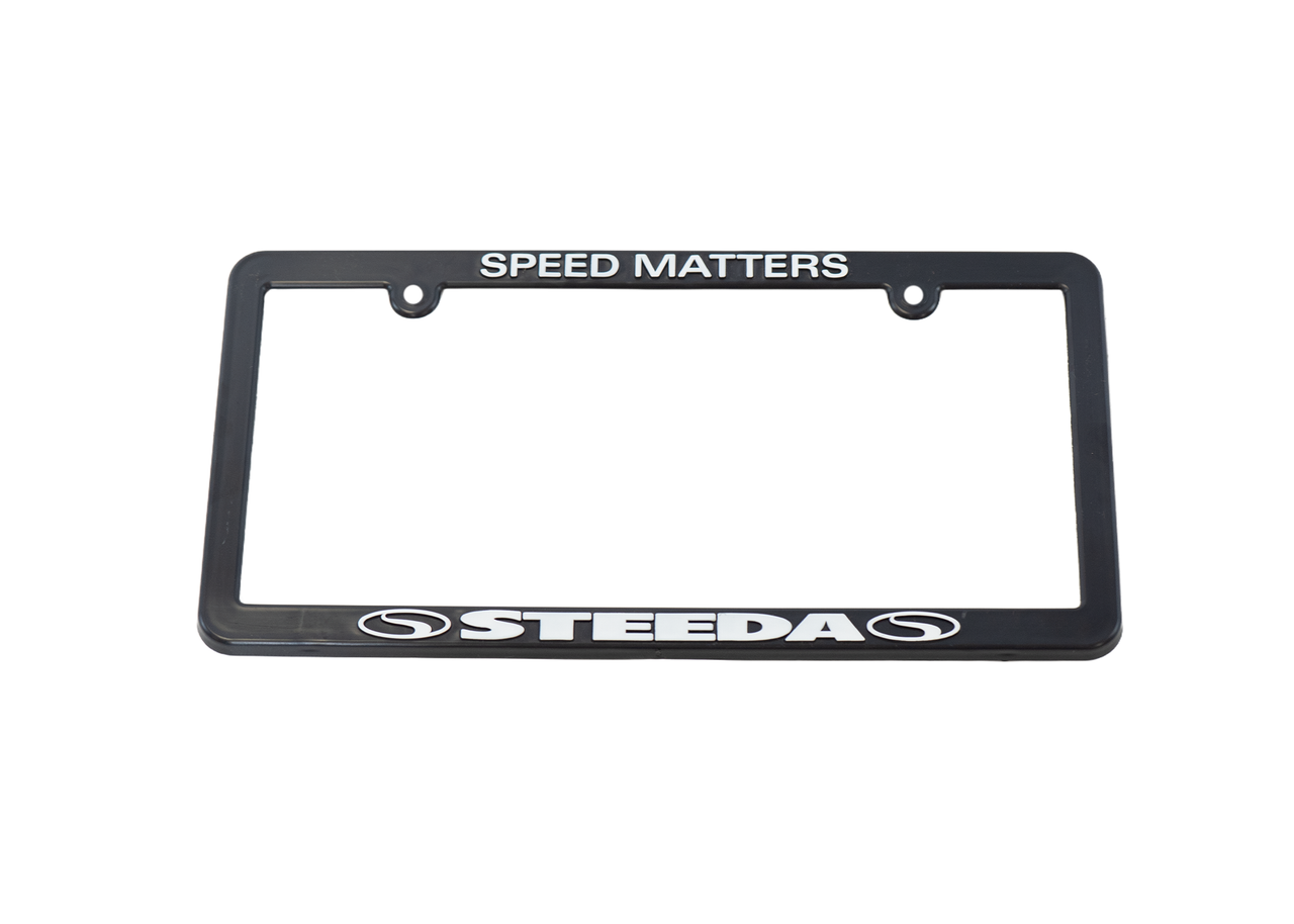 Steeda Black License Plate Tag Frame, 314 DF32 B 2