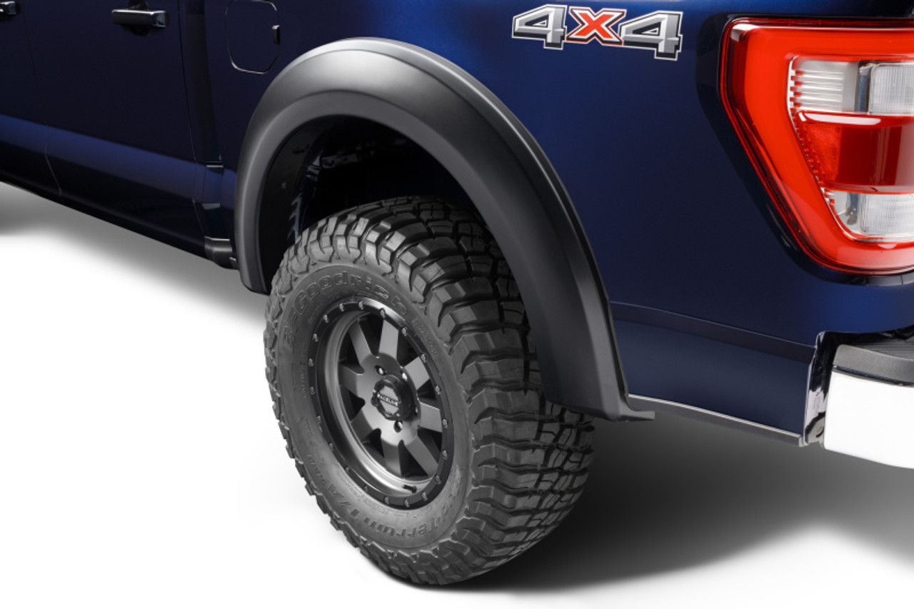 Bushwacker 20964-02 F-150 Extend-A-Fender Black Fender Flares (21-23)