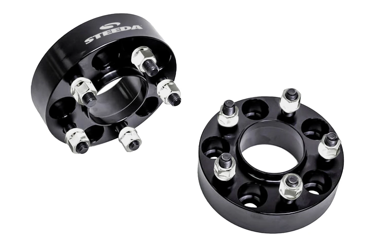 STEEDA Steeda Mustang/Explorer 1.25" Hubcentric Billet Aluminum Wheel Spacer - Pair (2015-2026)