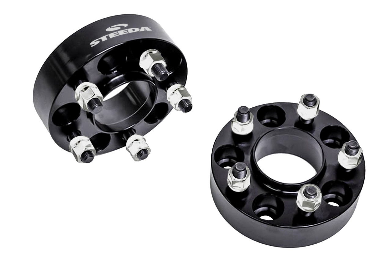 STEEDA Steeda Mustang/Explorer 1.50" Hubcentric Billet Aluminum Wheel Spacer - Pair (2015-2026)