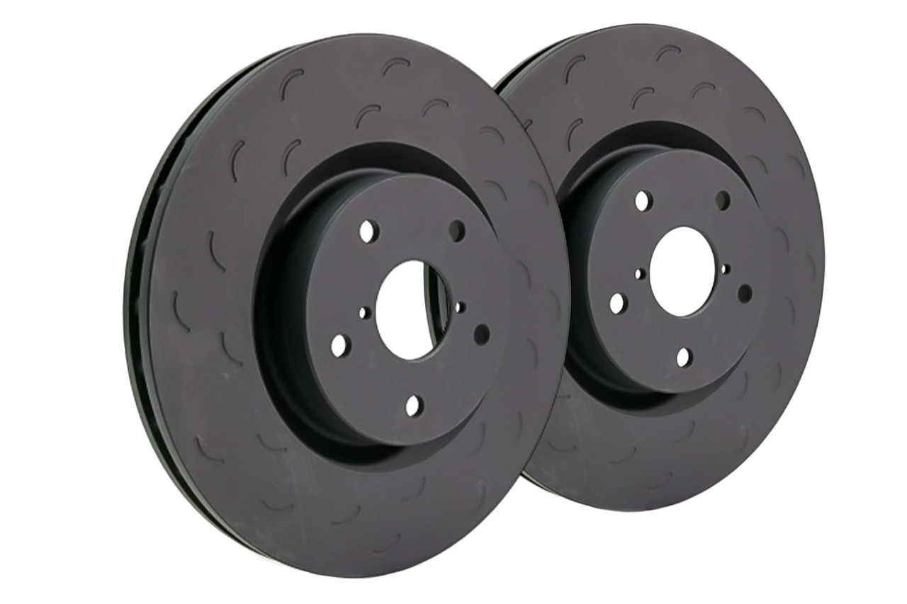 Hawk F-150 Talon Slotted Front Brake Rotors (2010-2020)