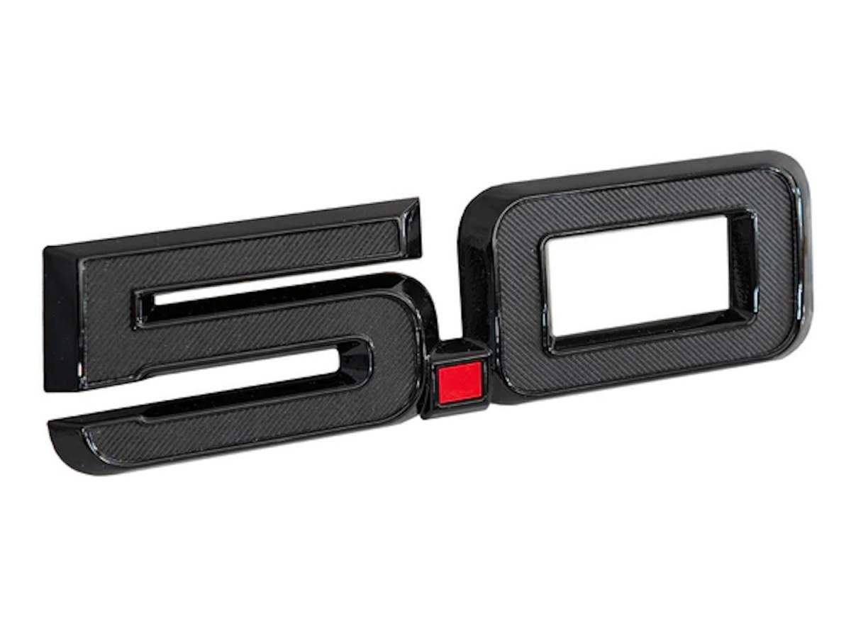 Ford PR3Z-16228-C Mustang 5.0 Fender Emblem - Black (24-26)