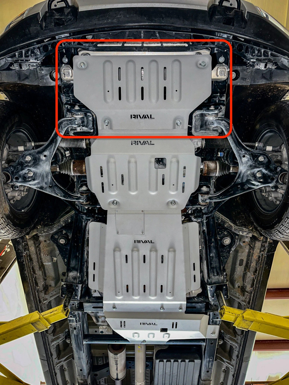 RIVAL 2333.1855.2.6 4X4 F-150 Aluminum Radiator Skid Plate (2015-2025)