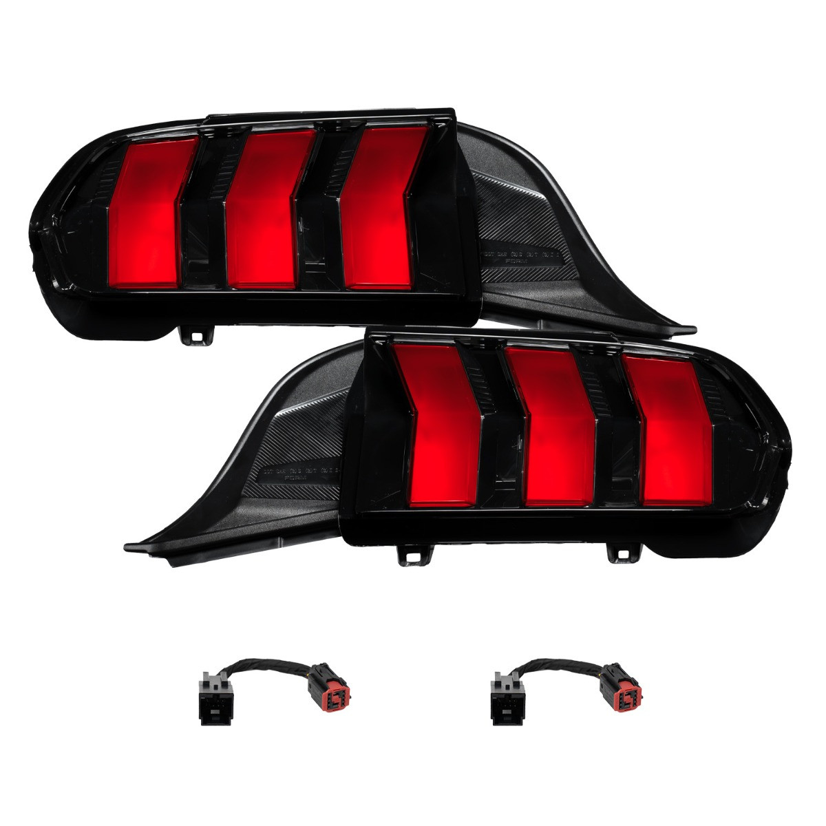 Form Lighting FL0089 Mustang Sequential LED Tail Lights - Red (2024+)