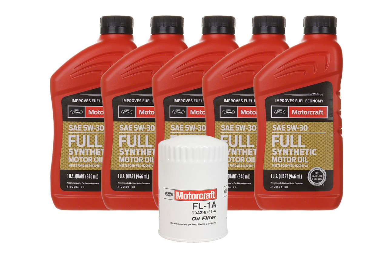 Mustang 30-1079-104 GT 5.0L Motorcraft Synthetic Oil Change Kit