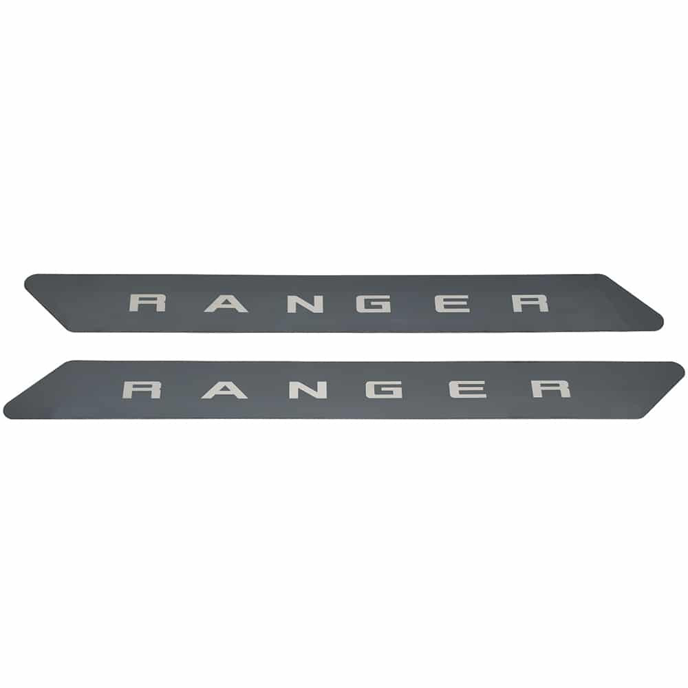 Putco 95144BPFD Ranger SCAB Door Sill Plate Kit - Black Platinum