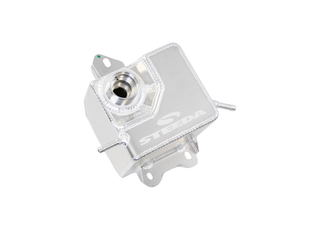 STEEDA Steeda Mustang Aluminum Coolant Tank - Raw Finish (2024+)