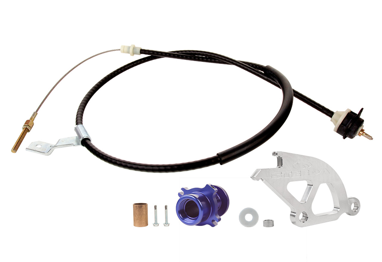 Steeda Mustang Adjustable Clutch Cable Kit (83-95), 555 7040