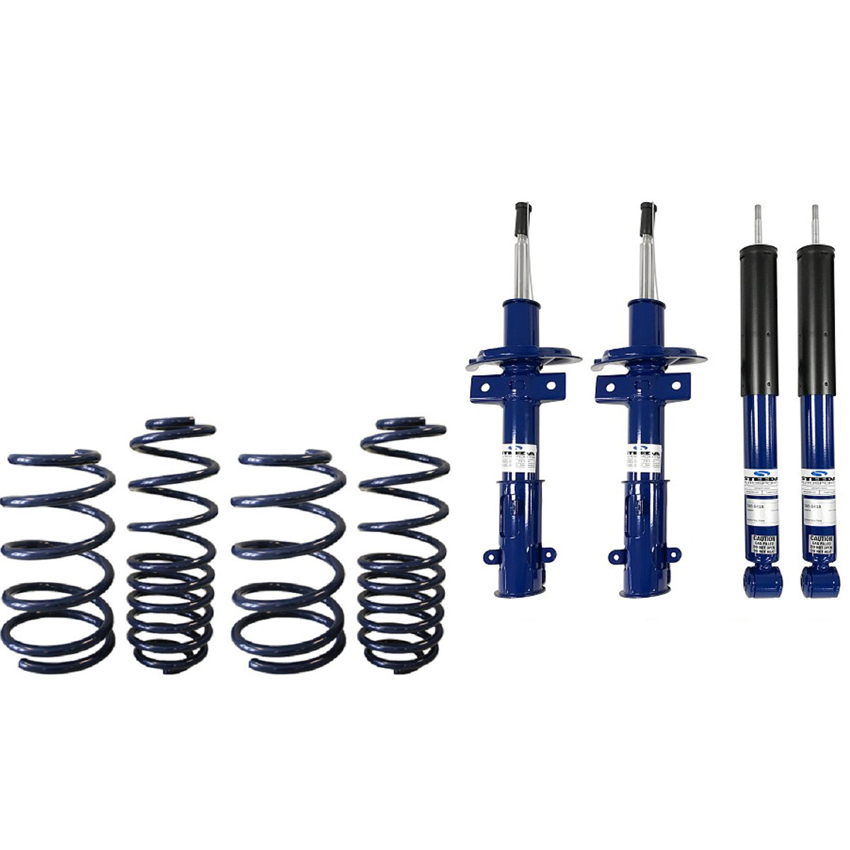 Steeda Pro-Action & Ultra-Lite Lowering Springs Mustang Suspension