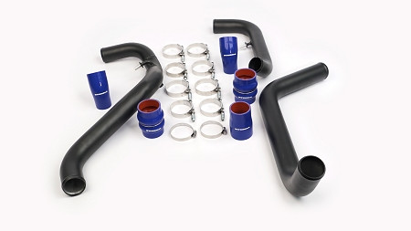 Steeda Charge Pipe Kit (hot-side 555-3616 + cold-side 555-3620) for 2015-2017 Ford F-150 (3.5L EB)
