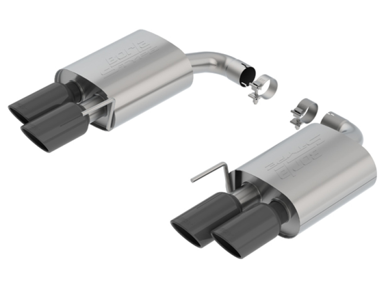 Borla 2005-2010 Mustang GT/GT500 ATAK Axle-Back Exhaust - Chrome Tips