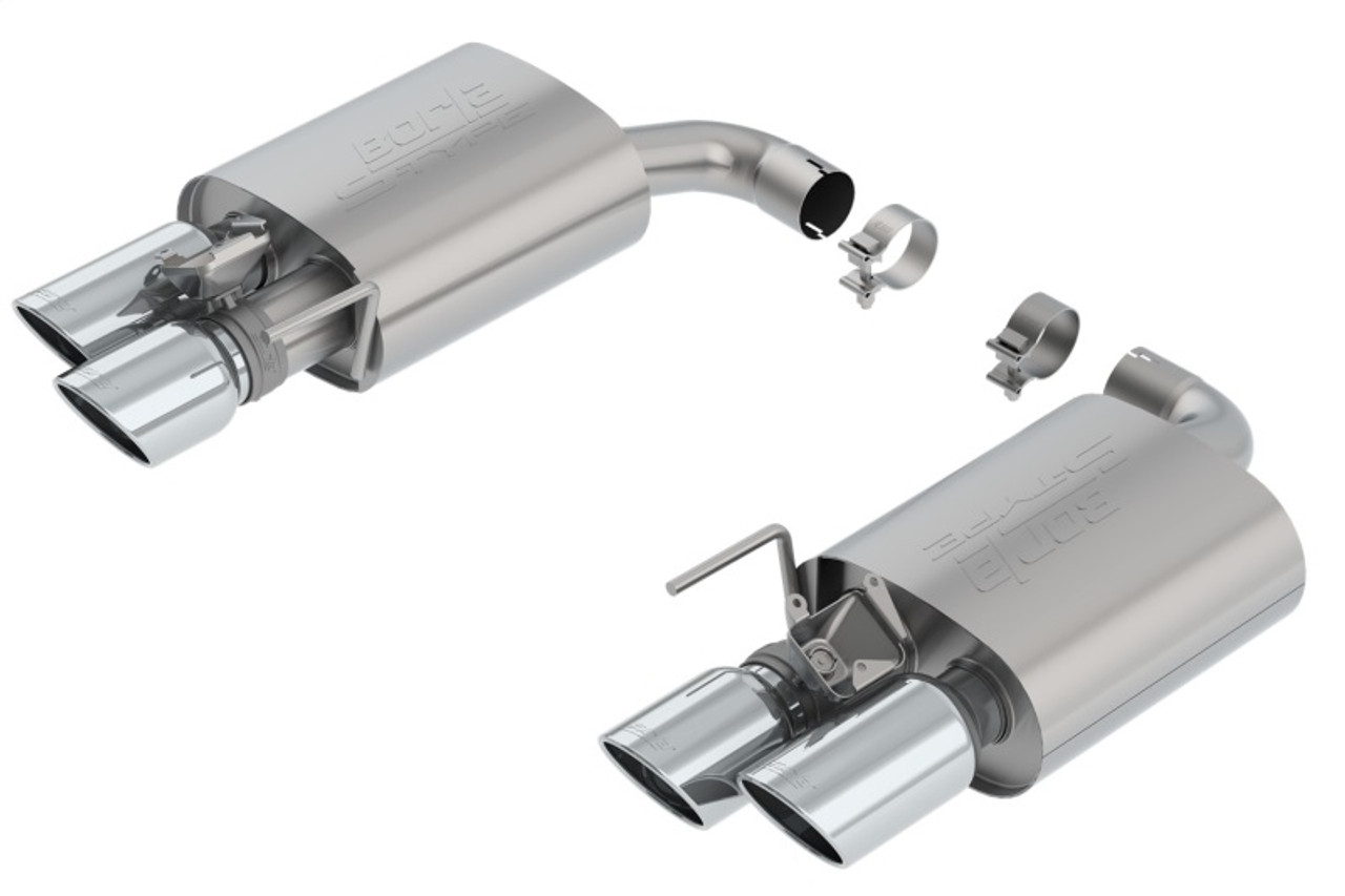 Borla 2.5 ATAK Axle-Back Exhaust System w/ 4.5 Dual Polished Tips