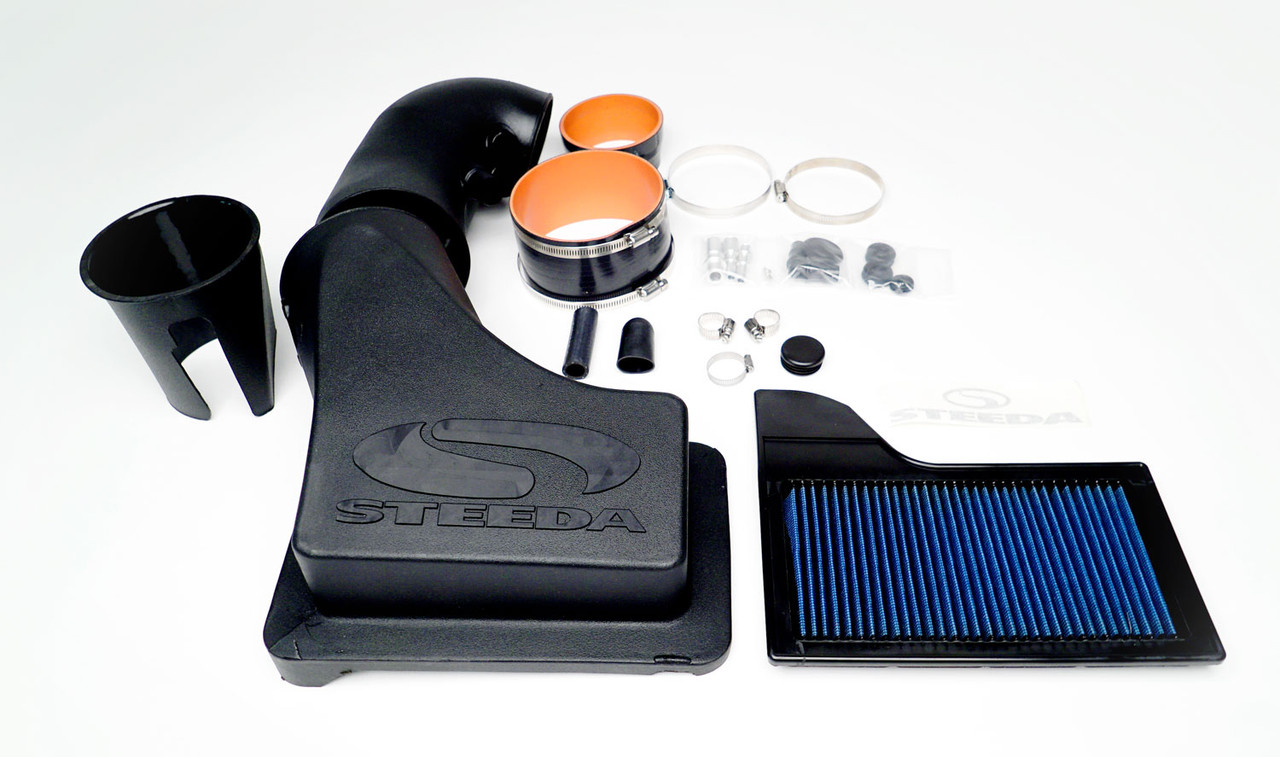 Steeda 555 3966 Mustang GT HARDCORE MaxFlow Closed CAI Power Pack