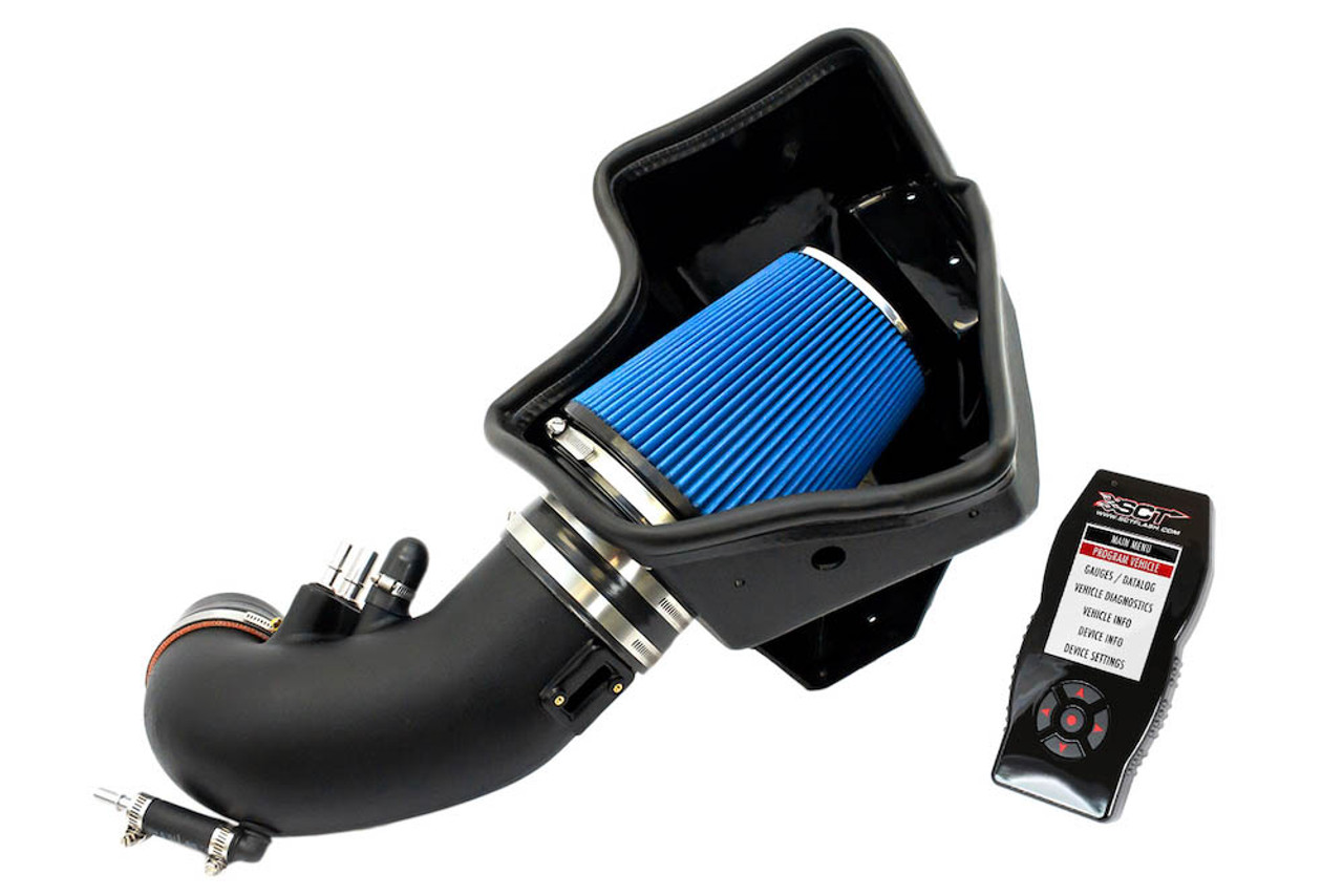 Steeda 555 3967 Mustang GT MaxFlow Open Cold Air Intake Power Pack