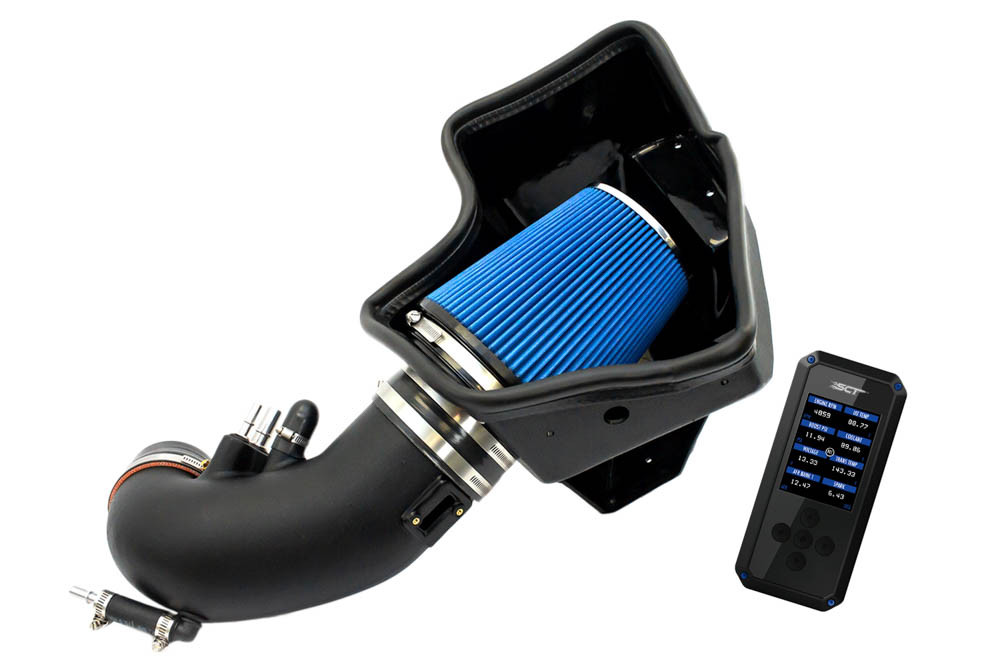 Steeda 555-3968 Mustang GT MaxFlow Open Cold Air Intake Power Pack
