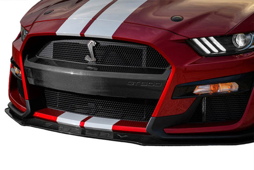 Ford Racing GT500 Carbon Fiber Front Bumper Insert (2020-2023)