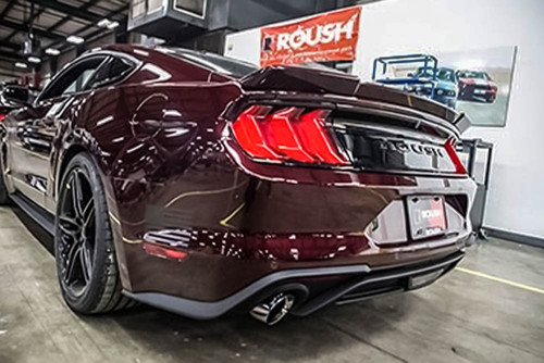 Roush Mustang V6/EcoBoost Axle-Back Exhaust w/ Round Tips (2015-2026)