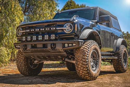 Baja Designs Bronco XL Sport Spot/Flood Upfitter Light Bar - Steel Bumper (2021-2023)