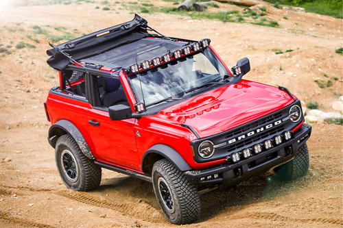 Baja Designs Bronco XL Sport Spot/Flood Roof Mount Upfitter Light Bar (2021-2023)