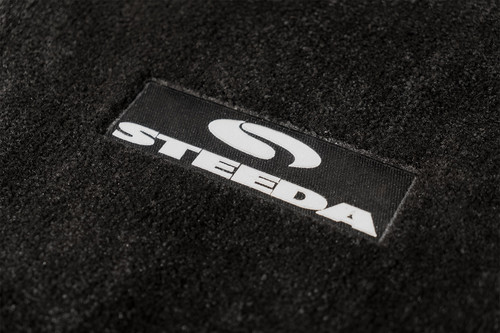 Steeda Escape Non-Hybrid Rear Cargo Mat - Black/Silver Logo (2020-2023)