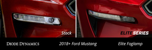 Diode Dynamics Mustang Elite Series Combination Turn/Fog Lamps - White (2018-2023)