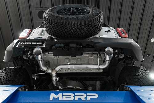 MBRP Bronco Pro-Series Dual Rear Exit 3" Cat-Back Exhaust - 304 Stainless (2021-2023)