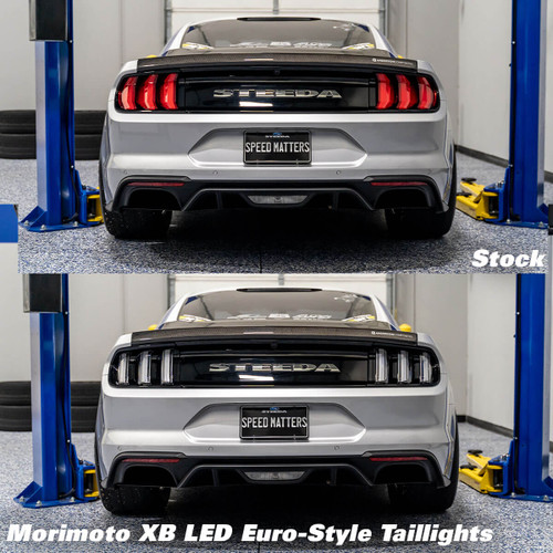 Morimoto LF425 Mustang XB LED EuroStyle Tail Lights Clear/Amber (1523)
