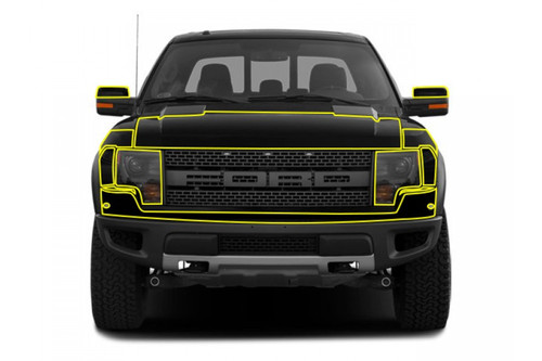 Anchor Room Raptor Front Paint Protection Kit (2010-2014)