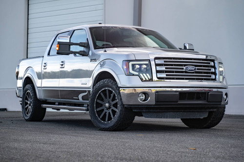 AlphaRex F-150 NOVA-Series LED Projector Headlights - Black (2009-2014)