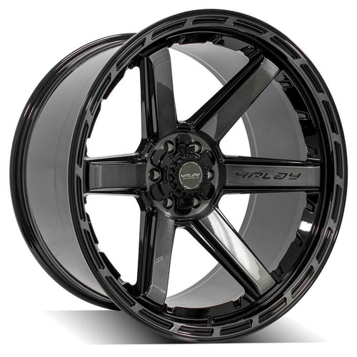 4PLAY Wheels Bronco/F-150/Ranger/Raptor 4P63 Brushed Black Wheel - 24x12 (2004-2023)