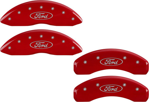 MGP Focus ST Red Caliper Covers w/ Bolts - Ford Logo (2013-2018)