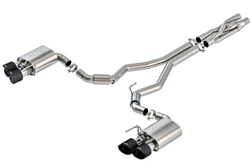 Borla Mustang GT500 5.2L 3in ATAK Cat-Back Exhaust - Carbon Fiber (2020-2023)