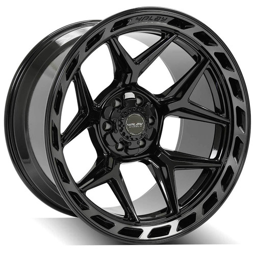 4PLAY Wheels Bronco/F-150/Ranger/Raptor 4P55 Brushed Black Wheel - 22x12 (2004-2023)