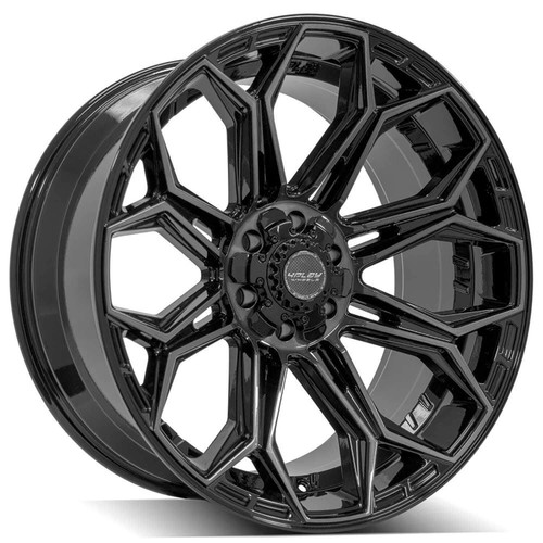 4PLAY Wheels Bronco/F-150/Ranger/Raptor 4P83 Brushed Black Wheel - 22x10 (2004-2022)