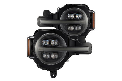 AlphaRex Bronco NOVA-Series LED Projector Headlights - Alpha-Black (2021-2023)